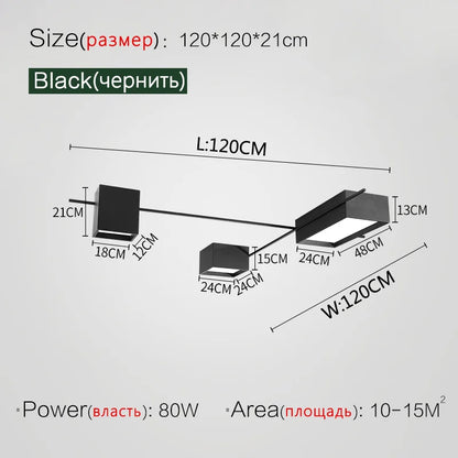 DecorBites™ LED Ceiling Lamp Modern Minimalist Dining Bedroom Lights