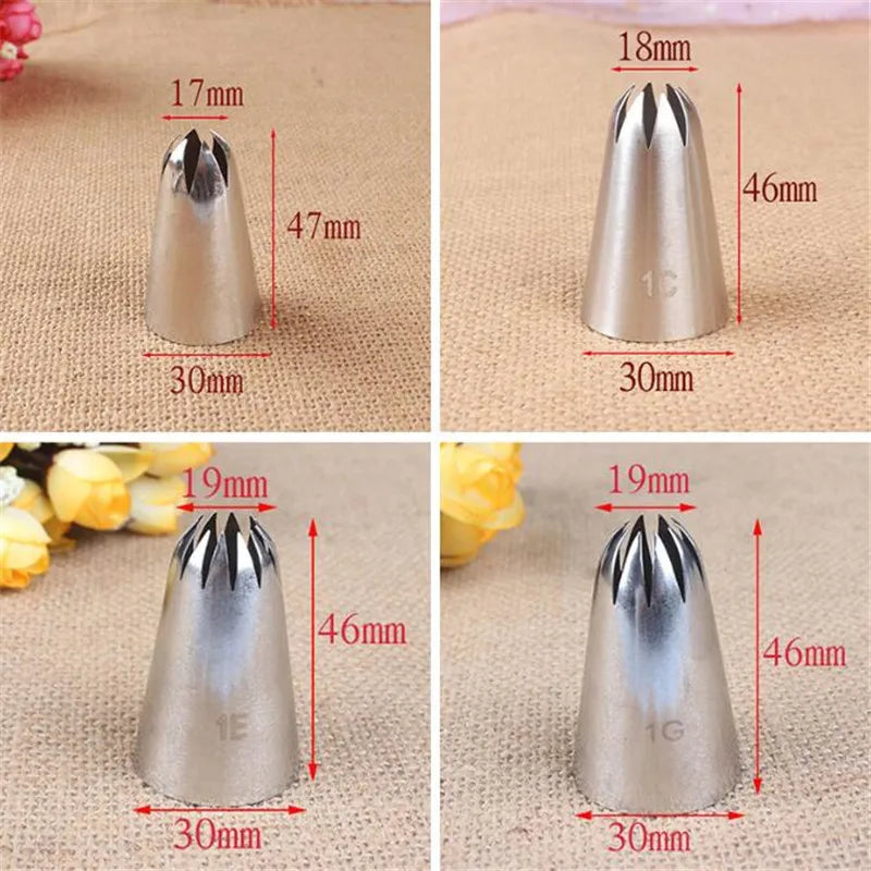 Stainless Steel Pastry Tips Set