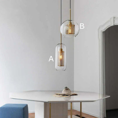 DecorBites™ Glass Ball LED Pendant Lamp for Modern Nordic Bedroom Kitchen Living Room Lighting