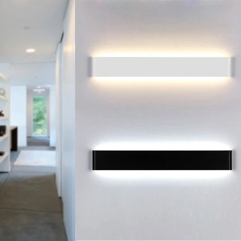 DecorBites™ LED Wall Lamp Bedside Sconces for Indoor Living Room Bathroom Square Mirror Light