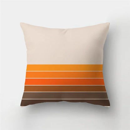 DecorBites™ Geometric Stripe Patchwork Pillow Case | Home Decor Sofa Cushion Cover