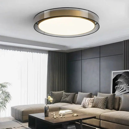 DecorBites™ LED Ceiling Light: Minimalist Nordic Round Lighting Fixture for Living Room, Bedroom, Dining Room