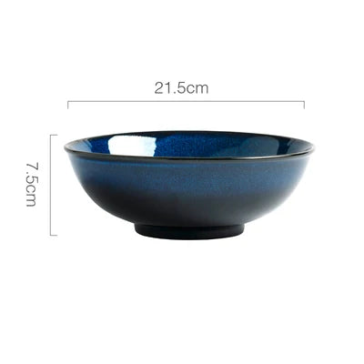 Blue Ceramic Tableware Set