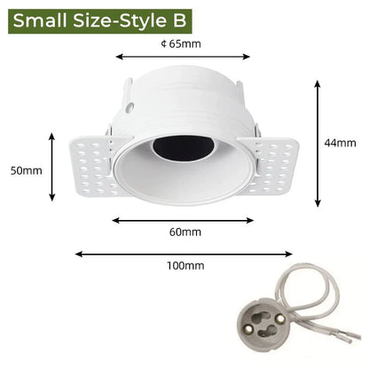 DecorBites™ Adjustable Recessed LED Ceiling Downlight for GU10/MR16/MR11 Bulbs