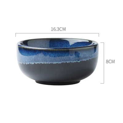 Blue Ceramic Tableware Set