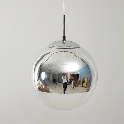 DecorBites™ Glass Ball Electroplate LED Pendant Light for Kitchen Living Room Bedroom