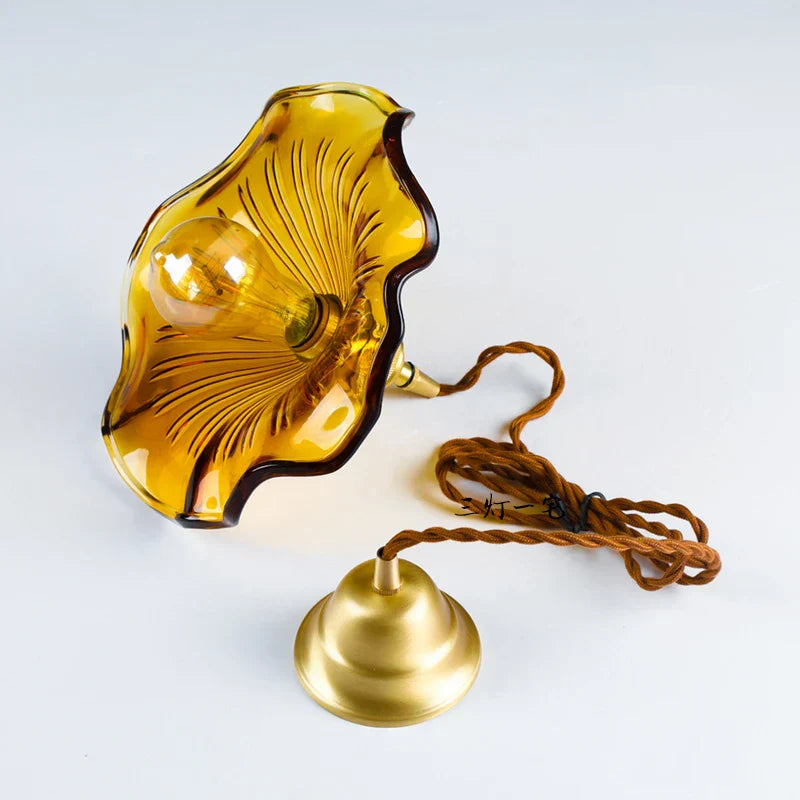 Modern Green Glass Pendant