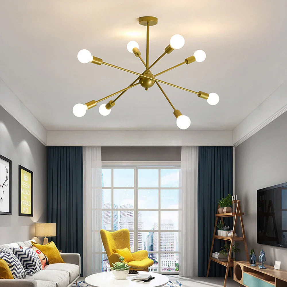 Industrial Sputnik Chandelier