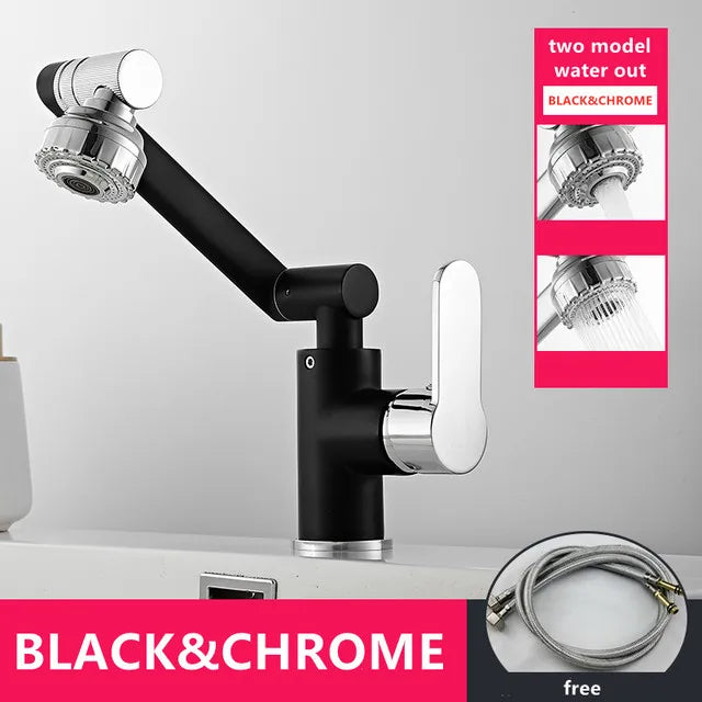 Gold Black Bathroom Faucet