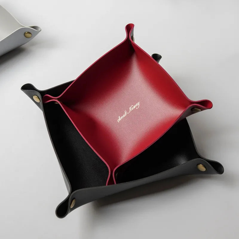 PU Leather Organizer Tray
