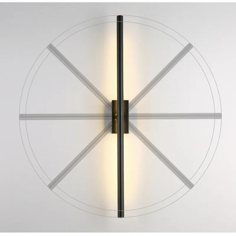 Gold LED Wall Light Linear 120cm Bathroom Mirror