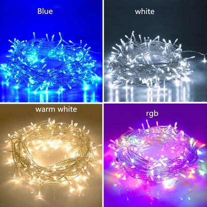 DecorBites™ LED Fairy Strings Light 220V Outdoor Waterproof Garland for Christmas Party Wedding Birthday