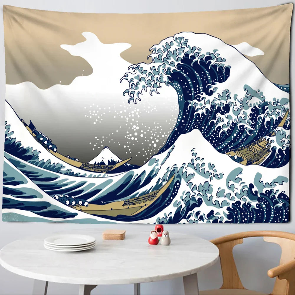 Bohemian Wave Wall Tapestry