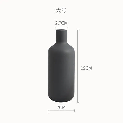 DecorBites™ Geometric Ceramic Vase: Abstract Hydroponics Flower Arrangement Home Decor