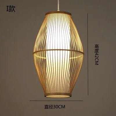 Bamboo Modern Chandelier Light