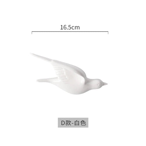 DecorBites™ Golden Bird Wall Hanging Modern Decor Pigeon Accessory