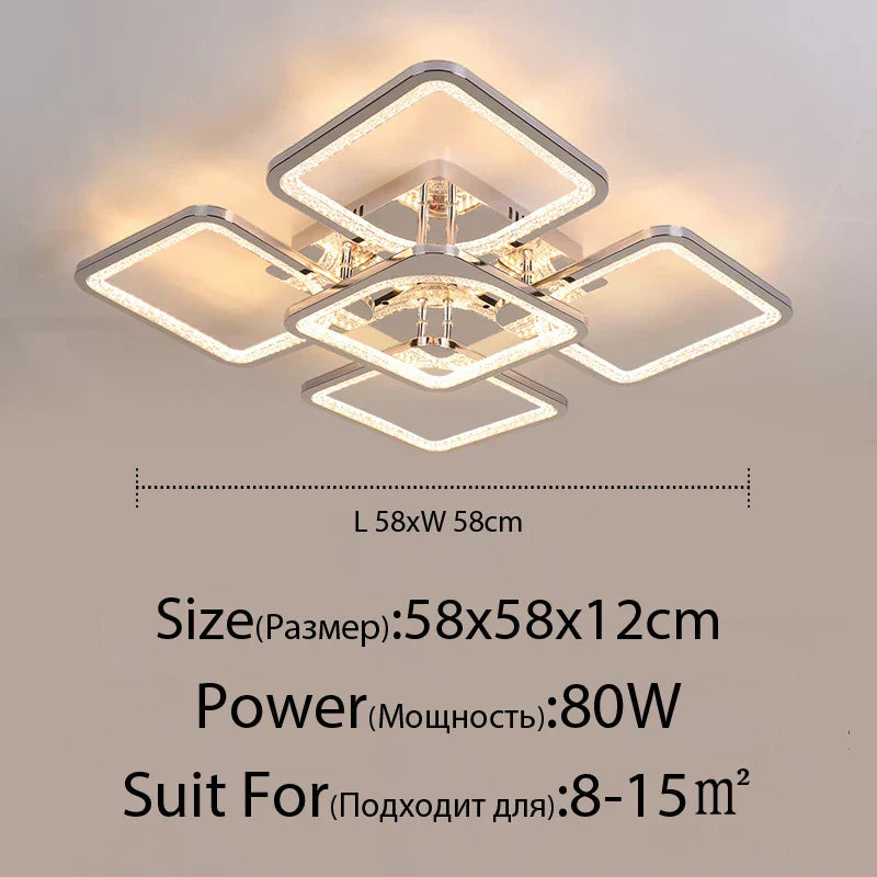 Dimmable LED Ceiling Light Remote Restaurant Style