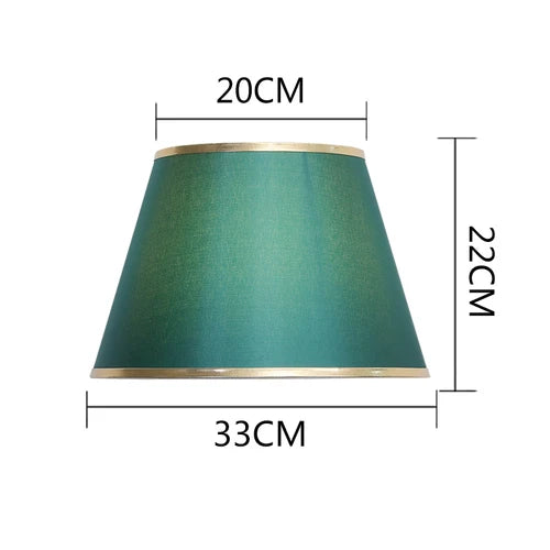 Gold Edge Cloth Lampshade