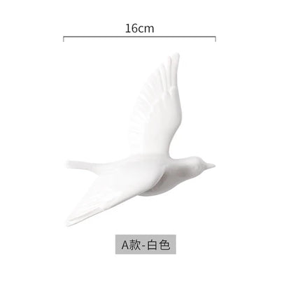 DecorBites™ Golden Bird Wall Hanging Modern Decor Pigeon Accessory