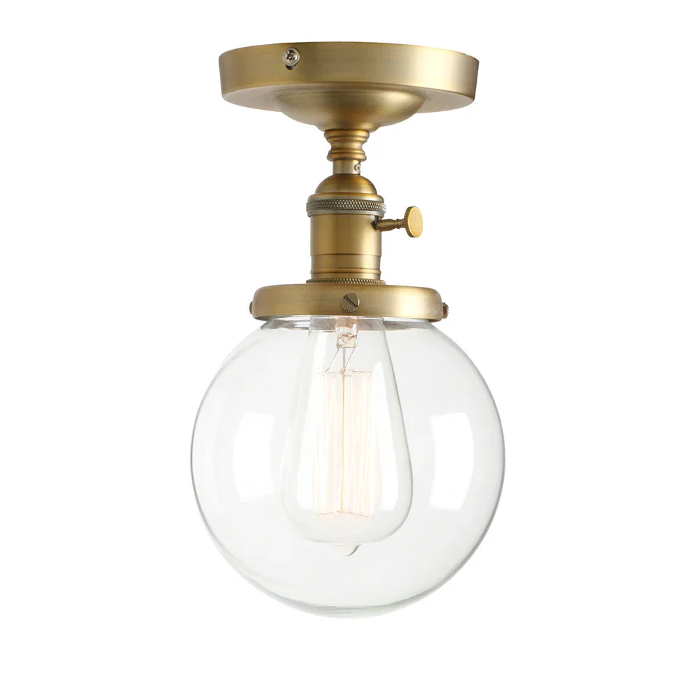 Glass Vintage Wall Sconce