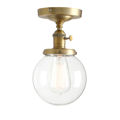 Glass Vintage Wall Sconce
