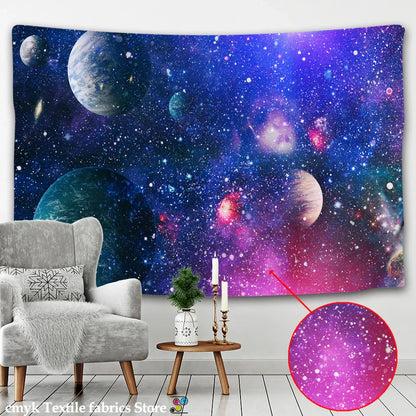 DecorBites™ Galaxy Tapestry: Psychedelic Hippie Home Decor & Wall Hanging