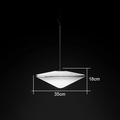 DecorBites™ Glass Flying Saucer Chandelier - LED Hardware Pendant Lighting for Living Room