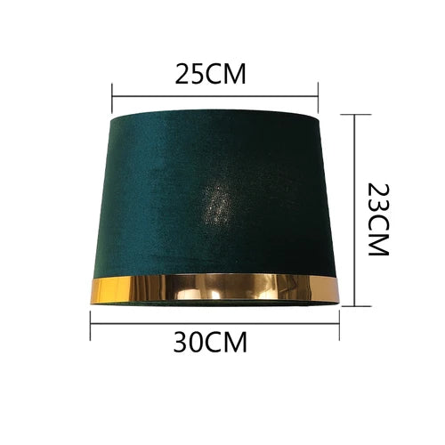 Gold Edge Cloth Lampshade