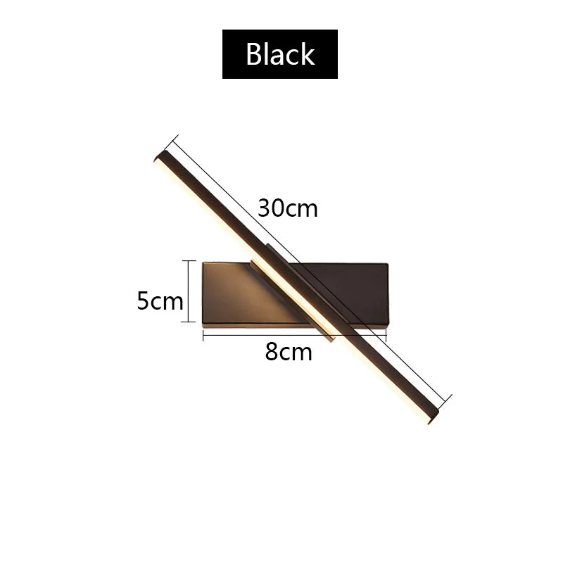 DecorBites™ Adjustable LED Wall Sconce Modern Bedroom Lamp