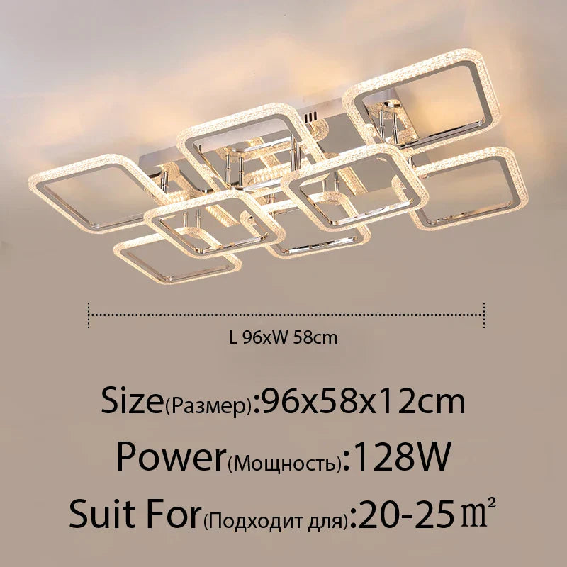 Dimmable LED Ceiling Light Remote Restaurant Style