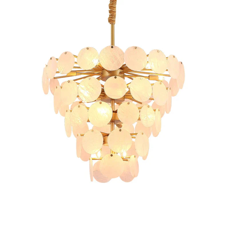 Colorized Agate Chandelier