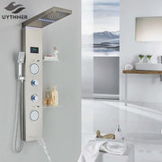 Nickel Shower Panel Set