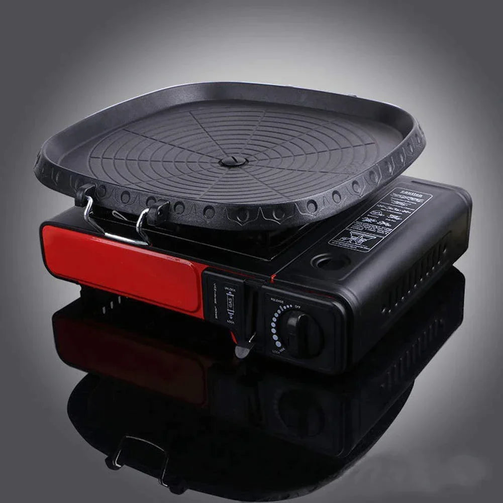 DecorBites™ Double Layered Non-Stick Korean BBQ Grill Pan - Indoor Outdoor Grilling