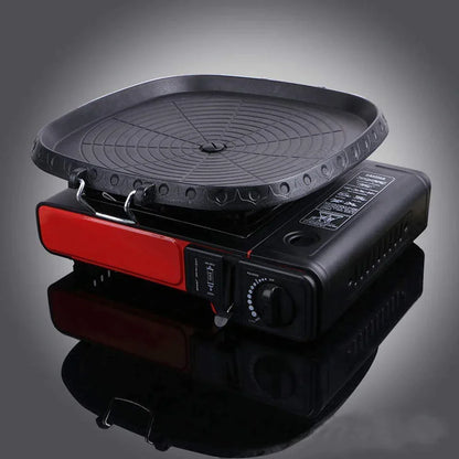 DecorBites™ Double Layered Non-Stick Korean BBQ Grill Pan - Indoor Outdoor Grilling