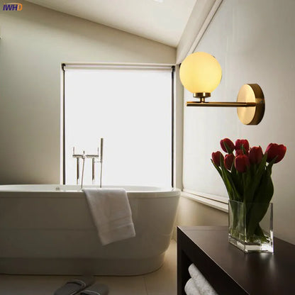 DecorBites™ Glass Ball LED Wall Lights Modern Wall Lamp Sconce for Home Lighting