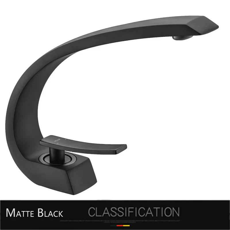 Black Chrome Basin Mixer