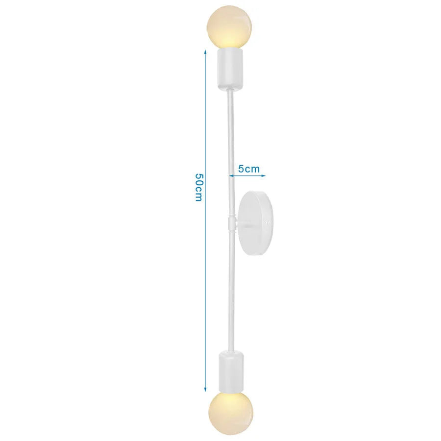 DecorBites™ LED Wood Wall Sconce Modern E27 Base Fixture for Aisle Lighting