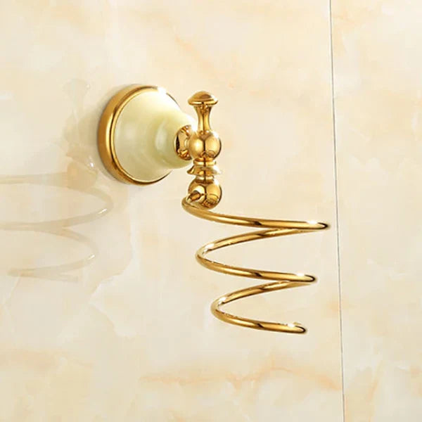 Copper Gold Bath Accessories