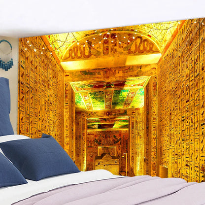DecorBites™ Egyptian Pharaoh Tapestry Wall Hanging - Boho Hippie Home Decor