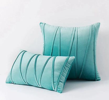 DecorBites™ Knit Short Wool Velvet Plush Pillowcase for Sofa Couch Bedroom