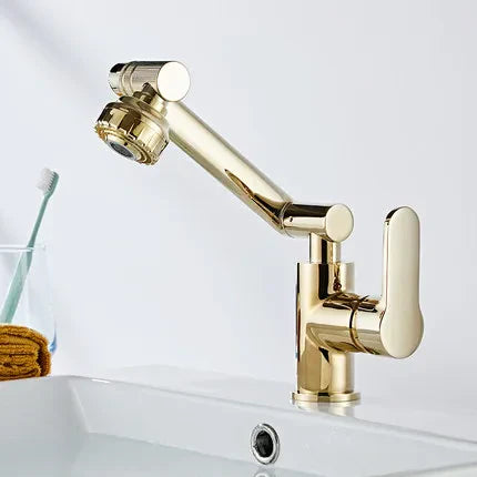 Gold Black Bathroom Faucet