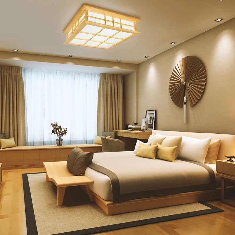 Wood Tatami Ceiling Light