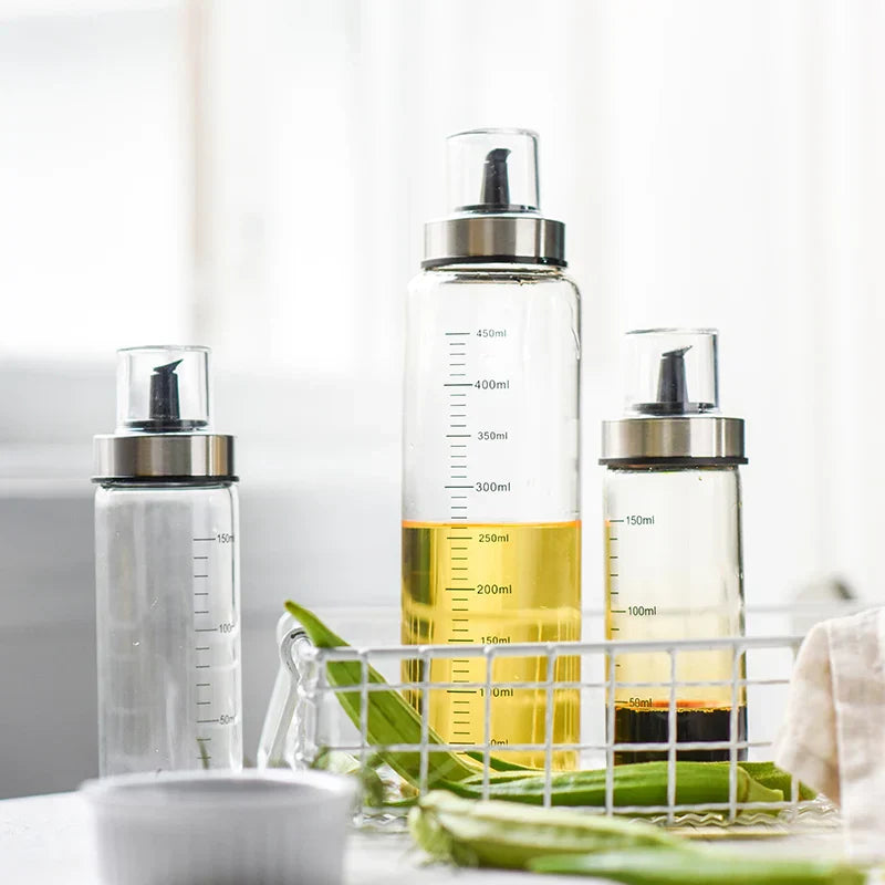 DecorBites™ Glass Condiment Bottle Set