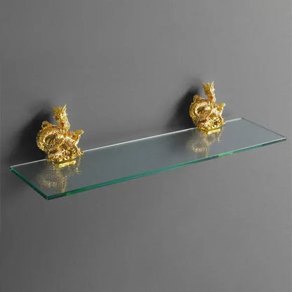 DecorBites™ Dragon Bathroom Hardware Set: Paper Holder, Towel Rack, Soap Dish (MB-0950A)