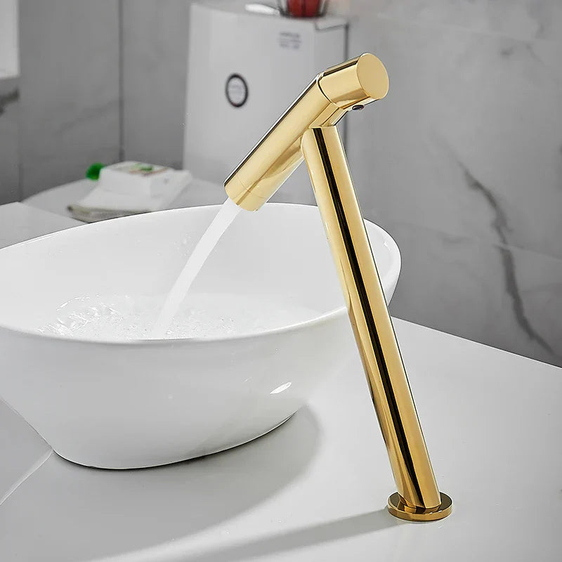 Gold Vintage Basin Faucet