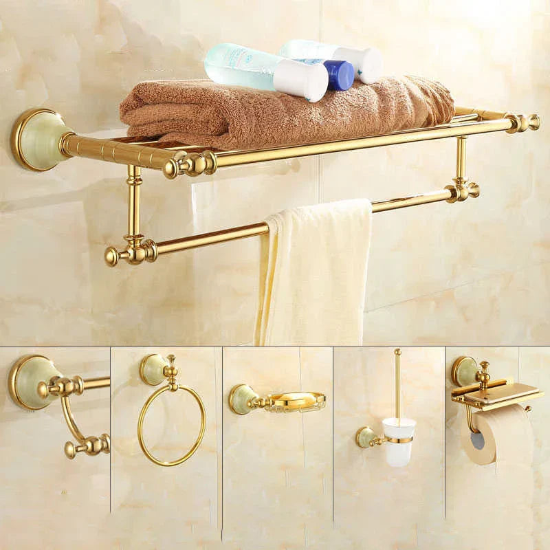 Copper Gold Bath Accessories