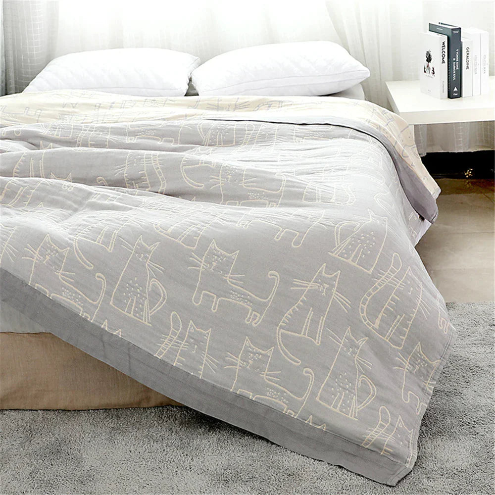 Cotton Bamboo Summer Blanket