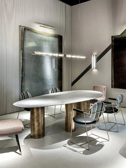 DecorBites™ Glass Dining Room Chandelier: Nordic, Minimalist, Modern, for Home, Office, and Bar Decor