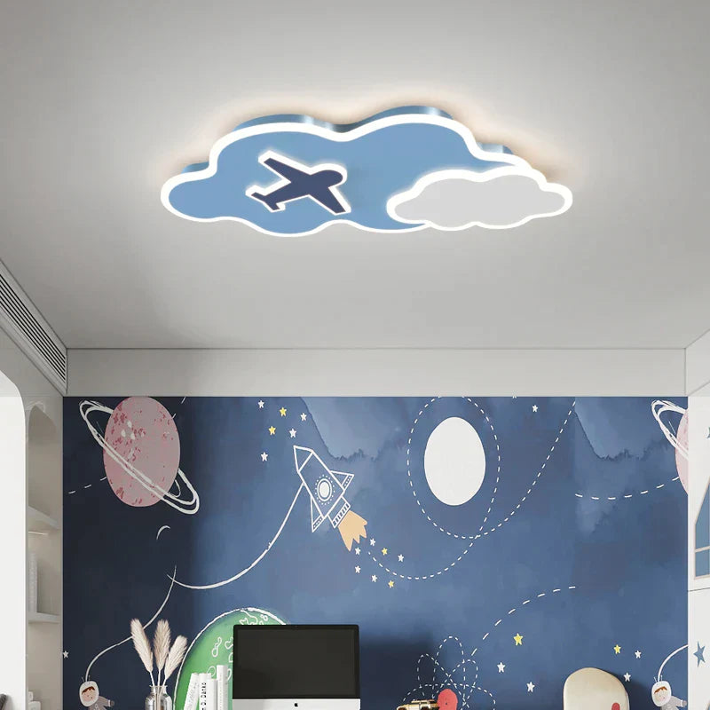 Astronaut Airplane Ceiling Lamp