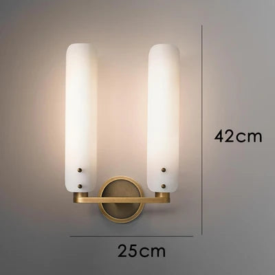 Copper Art Deco Wall Sconce